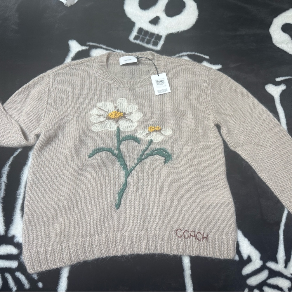 Coach Daisy Embroidered Sweater - Picture 2 of 5